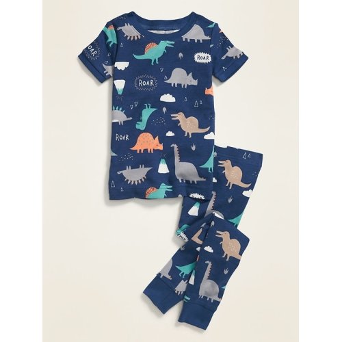 Unisex Snug-Fit Printed Pajama Set for Toddler & Baby