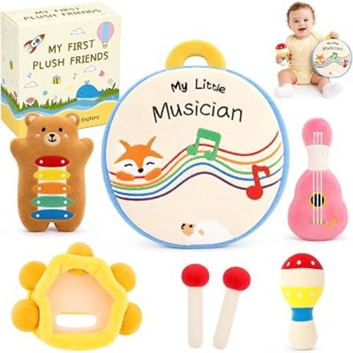 My Little Musician Baby Toys 0-6 Months, Baby Gifts for Boys Girls