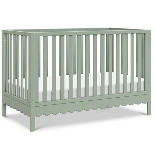 Sammy Scallop 4-in-1 Crib - Light Sage