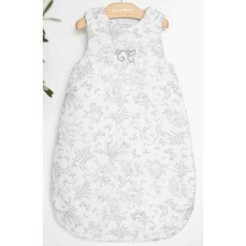 Sleeping Bag - Toile de Jouy Grey | Tartine et Chocolat
