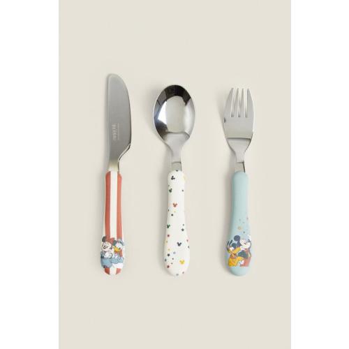 CHILDREN’S MICKEY MOUSE © DISNEY FLATWARE SET (SET OF 3)