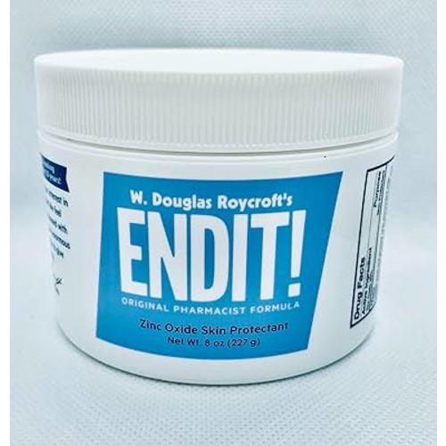 EndIt Topical Ointment – Quick Relief for Diaper Rash, Various Rashes & Poison Ivy, 20% Zinc Oxide Healing Cream for Daily Relief & Prevention