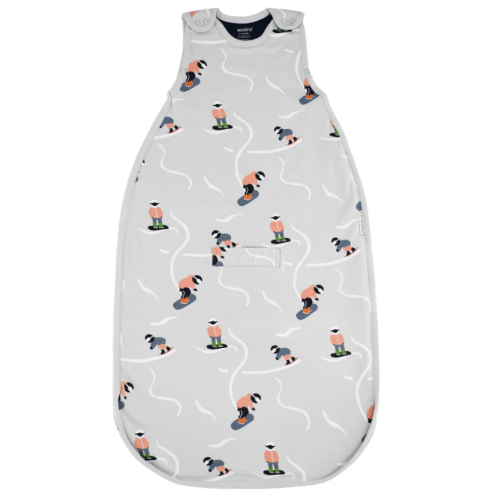 4 Season® Ultimate Baby Sleep Bag, Merino Wool & Organic Cotton, Snowboarder