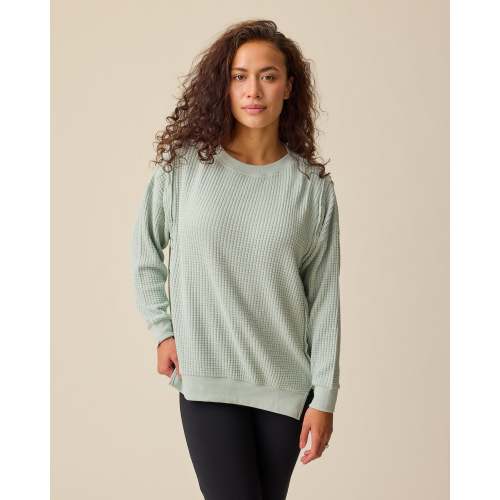 Joelle Thermal Maternity & Nursing Top | Aqua Mist - Kindred Bravely