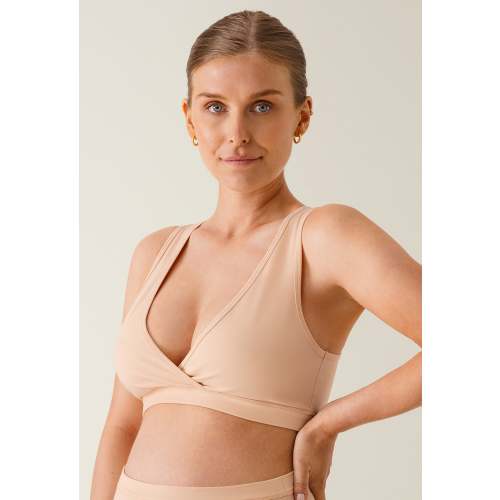 Essential maternity and nursing bra - Beige | Boob Design