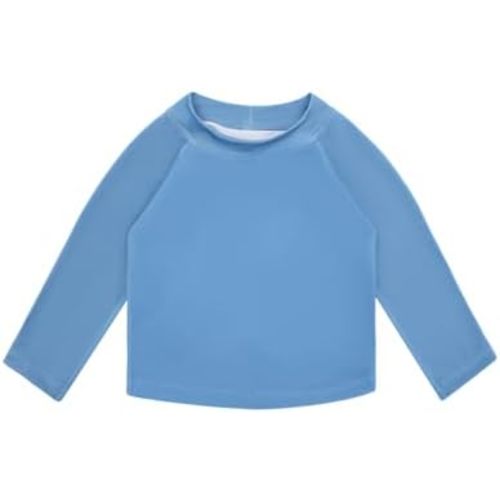babygoal Baby Long Sleeve Rash Guard Shirt with UPF 50+ Sun Protection for Beach Pool Swimming