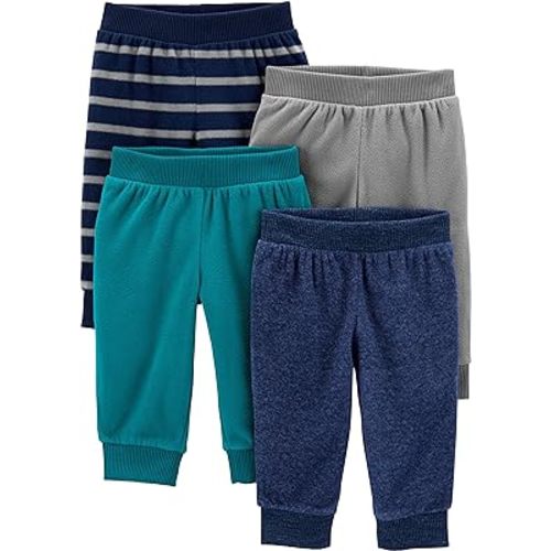 Simple Joys by Carter's unisex-baby 4-pack Fleece Pants