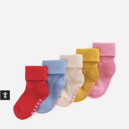 Baby 5-pack Socks-Multi | Boden USA