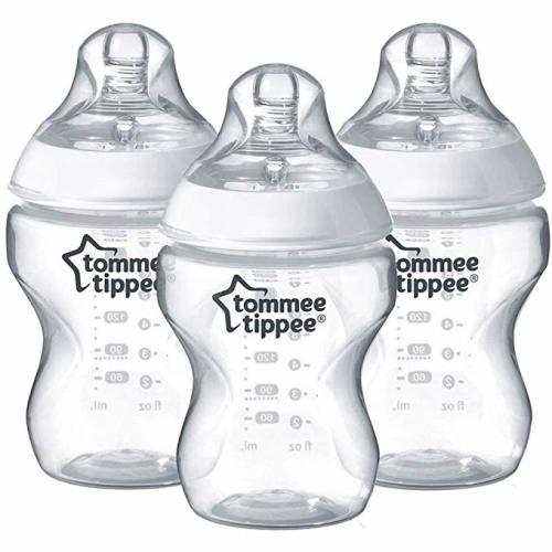 Tommee Tippee Closer to Nature Baby Bottle, Flow, 9 Ounce, 3 Count