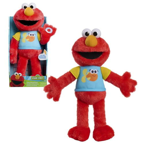 Sesame Street Musical Interactive Talking Elmo Plush Toy for Toddlers, Ages 18 months+