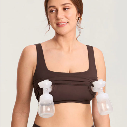 MOMANDA Women's Natrelax® Pumping Crop Tank Top