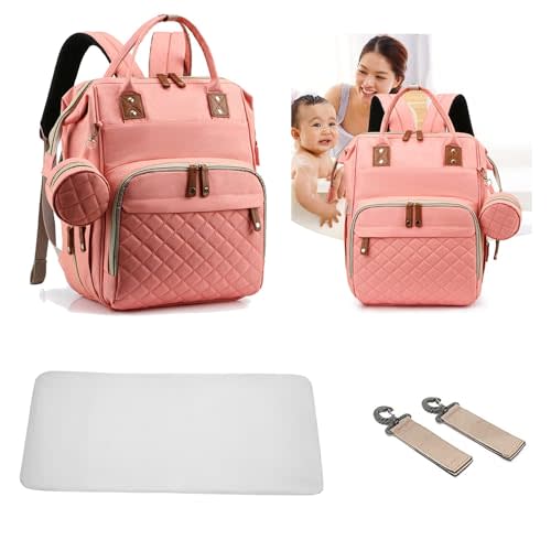 Axcone Baby Diaper Bag Backpack with Changing Pads mommy Bags Boys Girl Unisex Multifunction Travel Baby