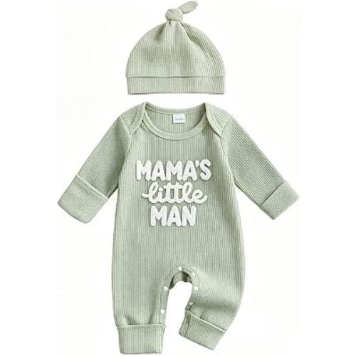Newborn Baby Boy Fall Outfit Romper Jumpsuit Bodysuit Infant Clothes