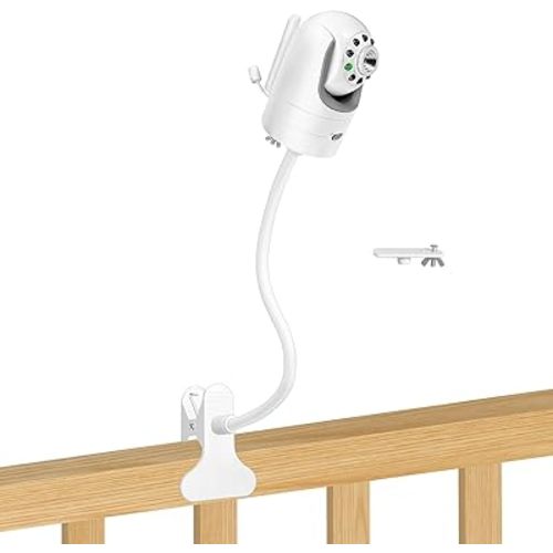 Flexible Baby Monitor Mount for Infant Optics DXR-8 and DXR-8 PRO, Also Compatible with The Nanit Pro Smart Baby Monitor & Flex Stand