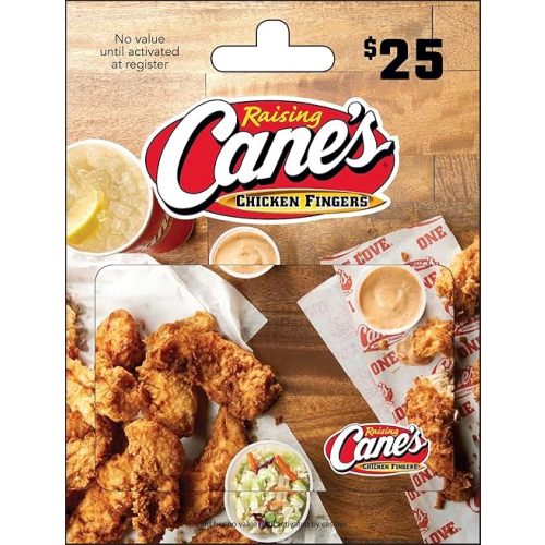 Raising Cane's Gift Card