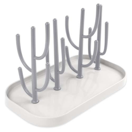 Blasgw Baby Cactus Milk Bottle Drying Rack Multifunctional Infant Milk Bottle Water Cup Rack Removable Milk Bottle Rack Beige