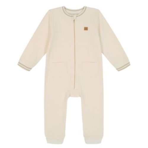 Baby Boys' Cable-Knit Zip-Front Coverall