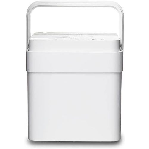 Midea Cube 50 Pint Dehumidifier for Basement and Rooms at Home for up to 4,500 Sq. Ft., Smart Control, Compatible with Alexa (White), Drain Hose Included, ENERGY STAR Most Efficient 2023