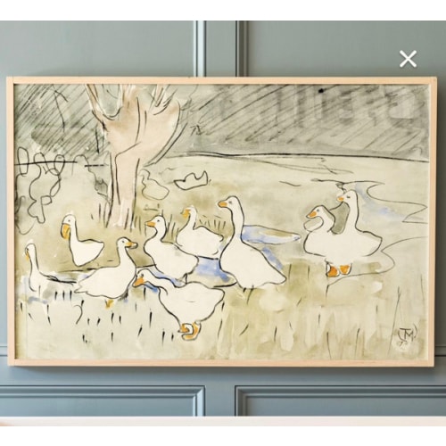 Woodland Nursery Framed Art: Whimsical Kids Room Decor | 581