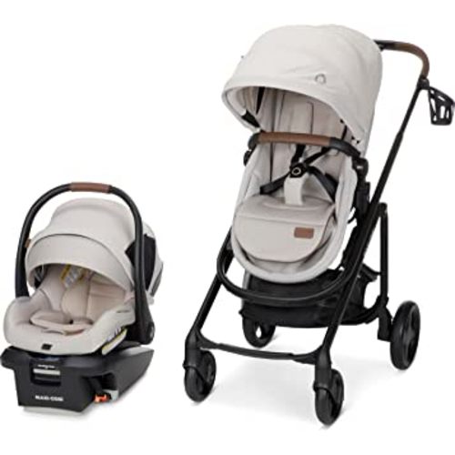 Maxi-Cosi Tayla™ Max Travel System, Baby Stroller and Car Seat Combo, Car Seat Stroller Combo, Desert Wonder