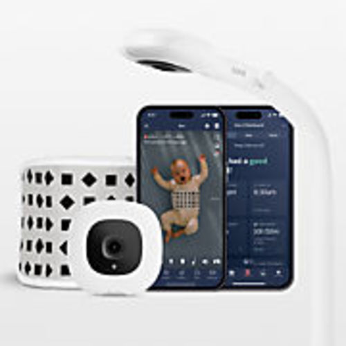 Nanit Pro Smart HD Split Screen Baby Monitor with Floor Stand + Reviews | Crate & Kids