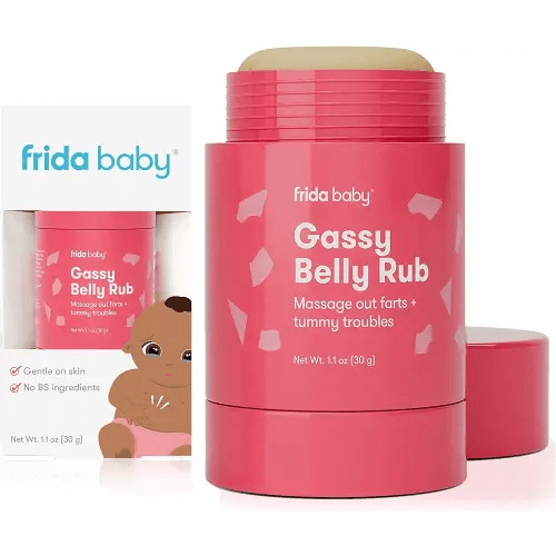 Frida Baby Gassy Belly Rub | Infant Gas Relief | Baby Gas Relief Rub for Belly Massages Made with Natural Oils