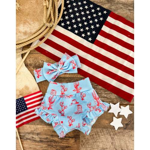 Desert Boots Ruffle Bummie & Bow – theFRINGEDpineapple