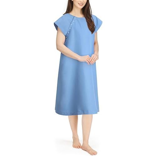 NY Threads Women's Hospital Gown Soft and Stylish Patient Gown