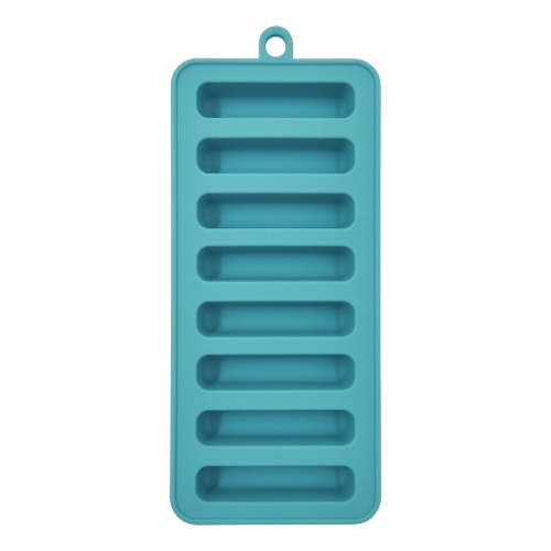 Mainstays Silicone Water bottle Ice Cube Tray Blue, Made for Cold Drink Preparation and Easy Use