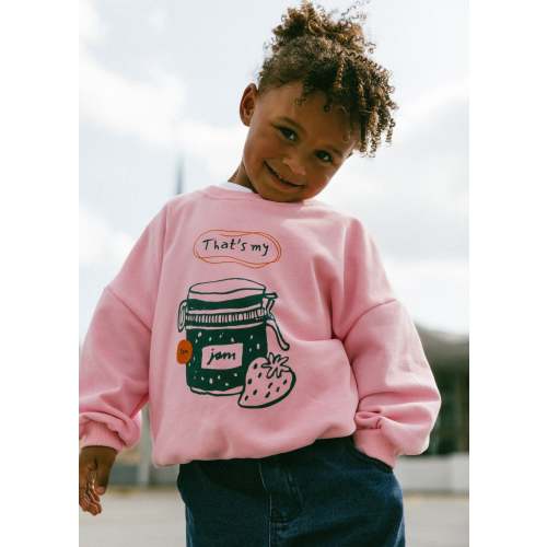 Graphic Crewneck- Jam- Pink – Fostered Collection