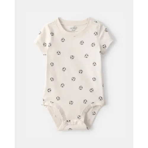 Baby Soccer Graphic Bodysuit - Ivory | Carter's