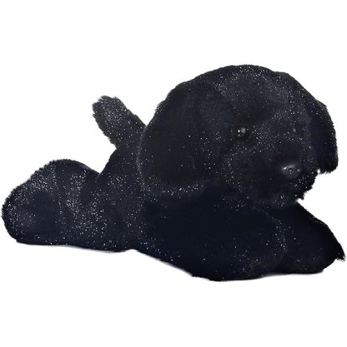 Aurora® Adorable Mini Flopsie™ Blackie™ Stuffed Animal - Playful Ease - Timeless Companions - Black 8 Inches