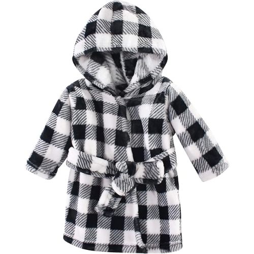 Hudson Baby Unisex Baby Plush Animal Face Bathrobe