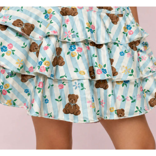 Active Skirt - Teddy's Garden Party (Pre-order)