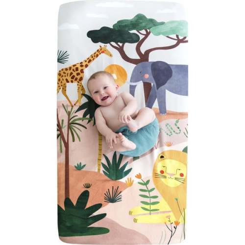 In The Savanna Standard Crib Sheet - Rookie Humans | Maisonette