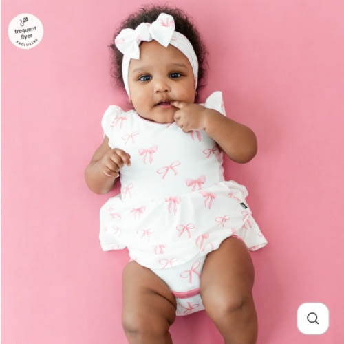 Twirl Bodysuit Dress in Bow
