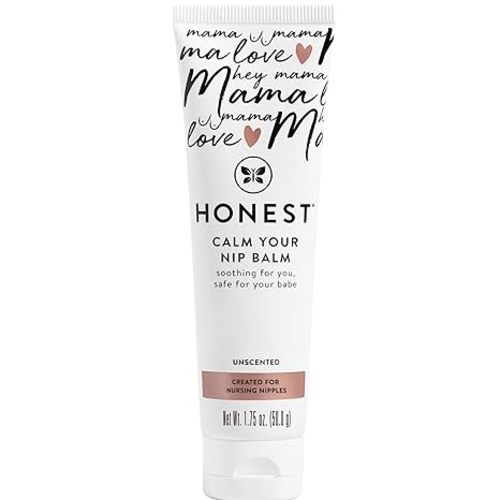 The Honest Company Honest Mama Calm Your Nip Balm Nourishing Soothing Nipple Cream for Nursing Naturally Derived and Safe for Sensitive Baby Skin 1.75 fl oz