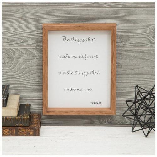 The Things That Make Me Different Wood Wall Decor