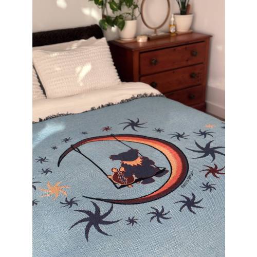 Grateful Dead Moon Swing Woven Cotton Blanket