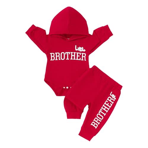 Baby Boy Clothes Newborn Boy Outfits Infant Letter Print Long Sleeve Romper Hoodies Pants Fall Winter Outfits