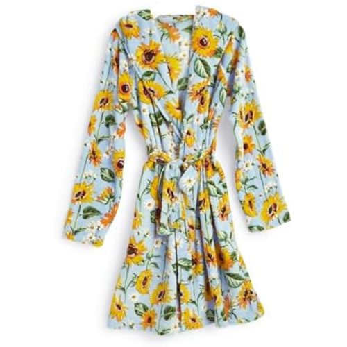 Vera Bradley Women's Lightweight Fleece Robe (Extended Size Range)