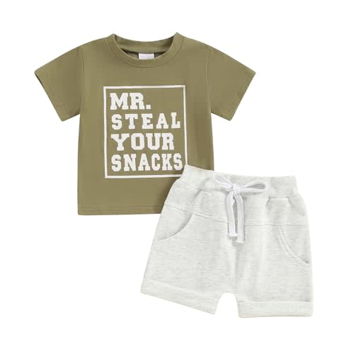 JLKGICF Boys 4th Of July Outfit Short Sleeve Flag Print T-shirt Plaid Shorts Independence Day 4th Of July Outfits For Boys