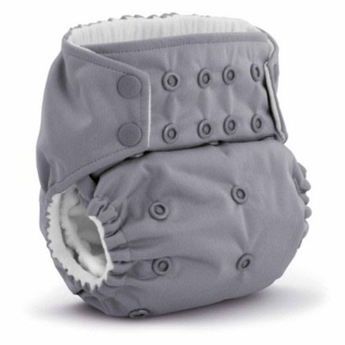 Kanga Care Rumparooz G3 Stay Dry Reusable One Size Cloth Pocket Diaper - Platinum Gray