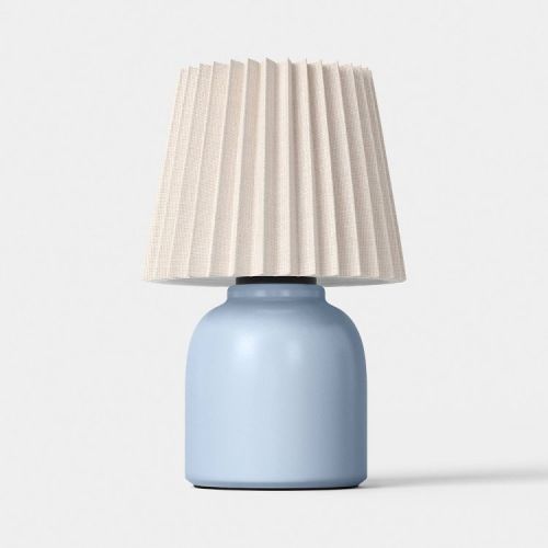 Mini Lamp Ceramic Clean Blue - Room Essentials™