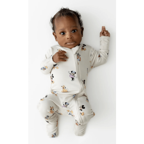 Zippered Footie in Mickey Mouse and Friends | 0-3 months