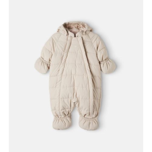 Alpi Baby logo quilted snowsuit