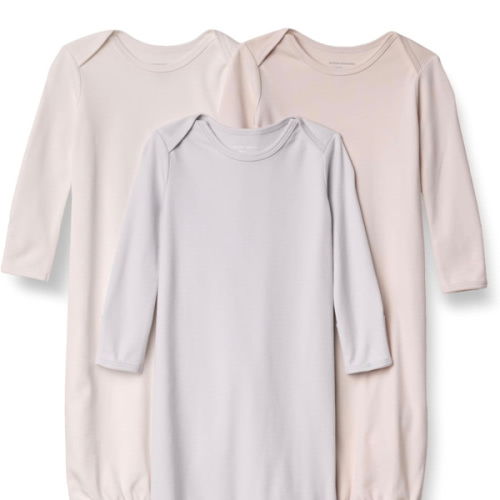 Amazon Essentials Unisex-Baby Long Sleeve Sleeper Cotton Gown