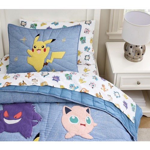 Pokémon Quilt & Shams | Pottery Barn Kids