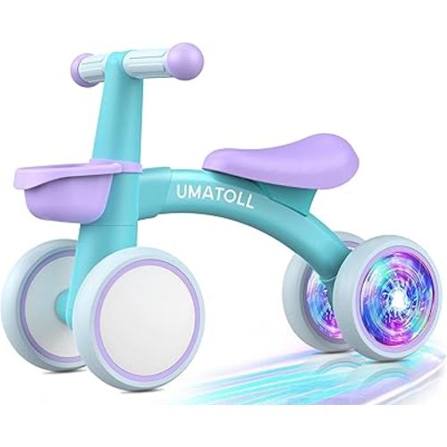 Umatoll Baby Balance Bike Toy for 1 Year Old Boy Girl, First Birthday Gift