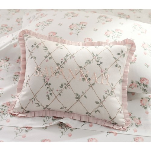 Bria Hammel Climbing Rose Personalized Pillow